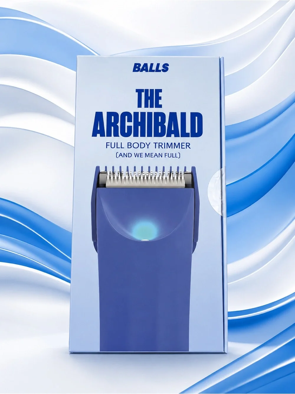 Balls The Archibald Full Body Trimmer - Blue NIB